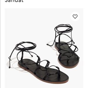 NWT Madewell boardwalk lace up sandal. Size 8.5